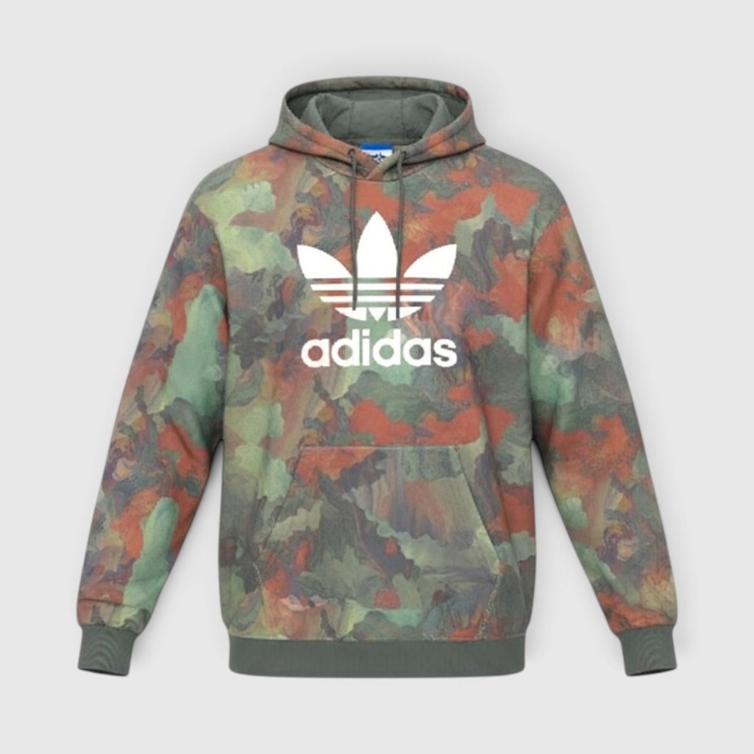 Adidas Originals Camo Hoodie με Trefoil Logo / Pre Owned